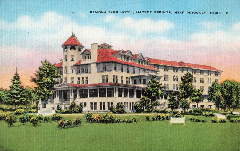 Harbour Inn (Harbor Inn, Ramona Park Hotel) - Postcard
